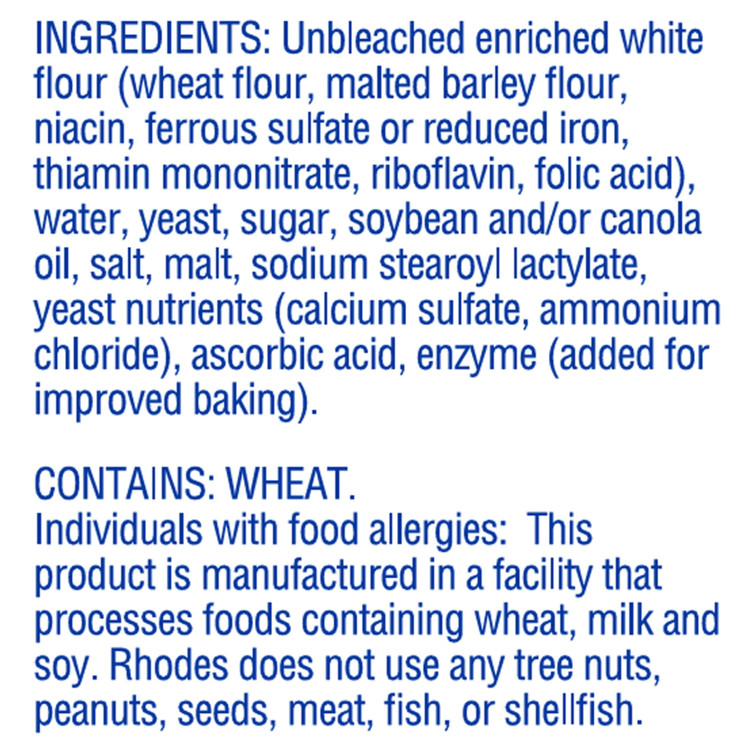 Rhodes Bake-N-Serv Yeast Dinner Rolls, 6 lbs Bag, 72 Count White Dinner Rolls (Frozen)