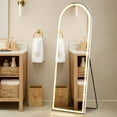thumbnail image 4 of MCQ 63"x 20" Arched Full Length LED Mirror , 3 Color Modes for Bedroom Cloakroom, 4 of 6