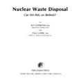 thumbnail image 1 of Pre-Owned Nuclear Waste Disposal : Can We Rely on Bedrock? (Paperback) 9780080275956, 1 of 1