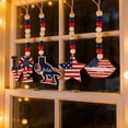 thumbnail image 5 of JHyouerji 10.62 Inch Patriotic Wooden Bead Hanging Ornaments with American Flag Wooden Tag,Wood Bead for Independence Day Labor Day Decor, 5 of 7