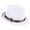 White, variant on UDIYO Unisex Short Brim Fedora - Hats for Men & Women   Straw Fedora Hats, Cooling Mesh Hats, Fashion Fedora Hats