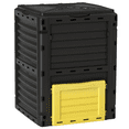 thumbnail image 1 of Outsunny Garden Compost Bin Large Outdoor Compost Container Yellow, 1 of 10