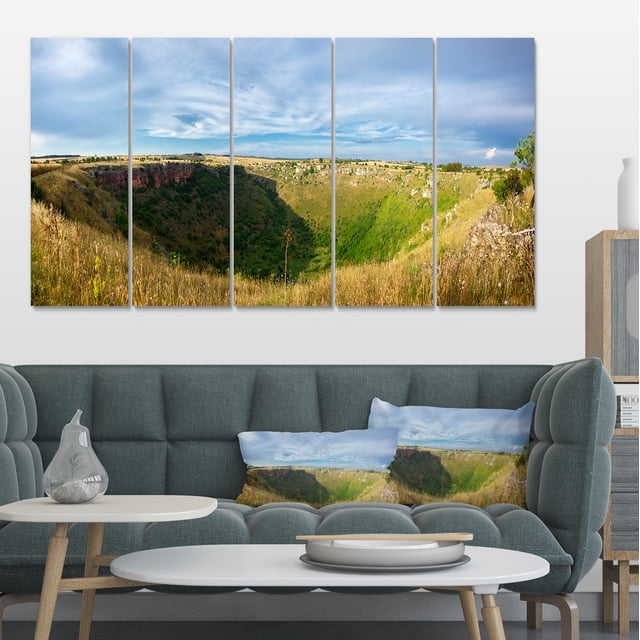 Pulo Di Altamura Panorama - Impression sur Toile Paysage
