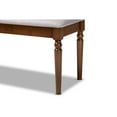 thumbnail image 4 of Giovanni Modern and Contemporary Grey Fabric Upholstered and  Wood Dining Bench, 4 of 5