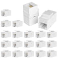 thumbnail image 1 of Acoplador RJ45 VANDESAIL Cat6 Keystone Jack, paquete de 20, blanco, 1 of 7