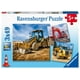 thumbnail image 1 of Puzle Ravensburger Diggers at Work, 3 x 49 piezas, para niños mayores de 5 años, 1 of 9