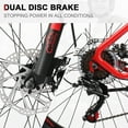 thumbnail image 4 of Ktaxon 24" Mountain Bike 21 Speed Red, 4 of 9