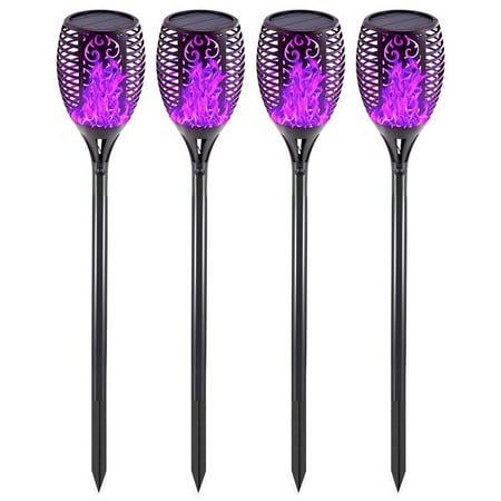 

Kotyreds Solar Charging Flikering LED Ground Plug Lamp Landscape Lighting Ornament