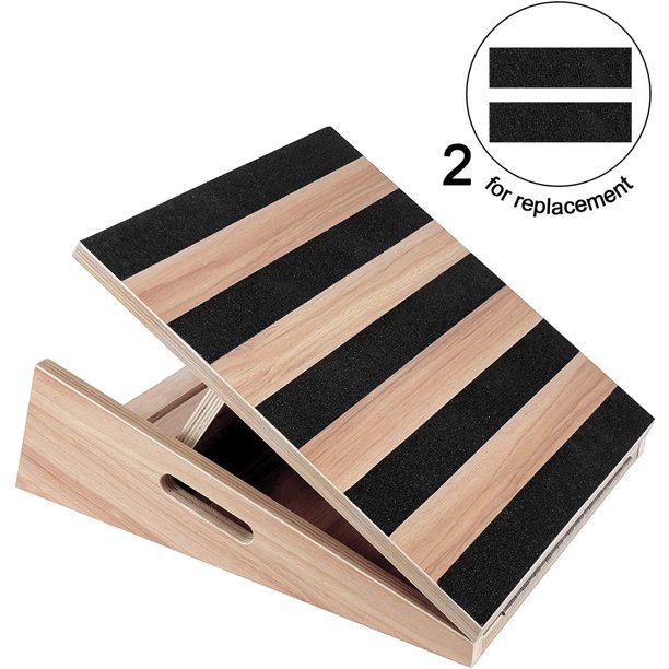 TOUCHRICH Professional Wooden Slant Board, Adjustable Incline Board