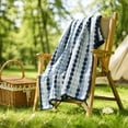 thumbnail image 4 of AUNVITO Soft Flannel Fleece Throw Blanket, Lightweight Warm Plush Blanket for Couch Sofa Bedroom Travel Home Decor, 1pc, 4 of 7