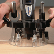Dremel 335-01 Plunge Router Rotary Tool Attachment for Light-Duty Routing Projects, Perfect for Woodworking & Inlay Work