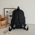 thumbnail image 6 of EDFRWWS 3Pcs Nylon Polka Dot Bow Backpack with Lunch Box And Pencil Case Students Bookbags Sets Large Capacity (Black), 6 of 9