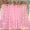 Baby Pink, variant on Light Champagne Backdrop Curtains with Lights String for Parties,10x10FT Wrinkle Free Wedding Photo Backdrop Curtains for Baby Shower Birthday Ceremony Reception Home Party Decorations-5ft x 10ft