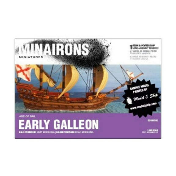 Minairons Miniatures Early Galleon New