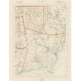 thumbnail image 2 of USGS 15x18 Black Ornate Wood Framed with Double Matting Museum Art Print Titled - Rhode Island 8 of 10 Sheet - USGS 1891, 2 of 4
