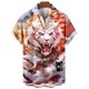 thumbnail image 2 of Nuevas camisas de animales para hombres, ropa con estampado de tigre en 3D, camisas de manga corta para hombres, ropa informal de moda, blusas unisex de moda Harajuku, 2 of 5