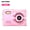 玫瑰金, variant on Mini Portable High Definition 1080P Digital Camera For Students Campus Use CCD Retro Style Compact Size Camera With USB2.0 Interface