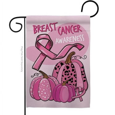 Breeze Decor G120272-BO 13 x 18.5 in. Pinktober Garden Flag