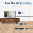 thumbnail image 5 of Rca To HdmI Adapter Offering High-Definition Visual Experience, Mini Composite Cvbs Converter With Advanced Signal Processing, Supports Plug And Play, 5 of 5