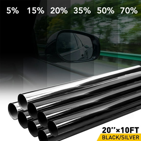 Jonce UV Protection Automotive Window Shades, Polyester Black