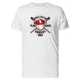 thumbnail image 1 of Baseball With A Cap Sport T-Shirt Men -Image by Shutterstock, Male XX-Large, 1 of 2
