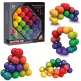thumbnail image 1 of One Unique Non-Magnetic Plastic 3D DIY Educational Magic Cube Ball - Infinity Cubes with Puzzle, Vent Toy Functions and New Strange Design, 1 of 5