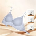 thumbnail image 5 of Jelly Bra Strapless Bra Low Back Halter Tops for Women Push Up Bralette Spaghetti Strap Bra Backless Bra Push Up Workout Bras for Women Blue XL, 5 of 7