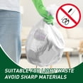 thumbnail image 7 of GPED 100 Count 4-6 Gallon Small Trash Bags, Biodegradable Extra Strong Unscented Garbage Bags, Expanded Size for Bathroom Bedroom Office Kitchen, White, 7 of 7