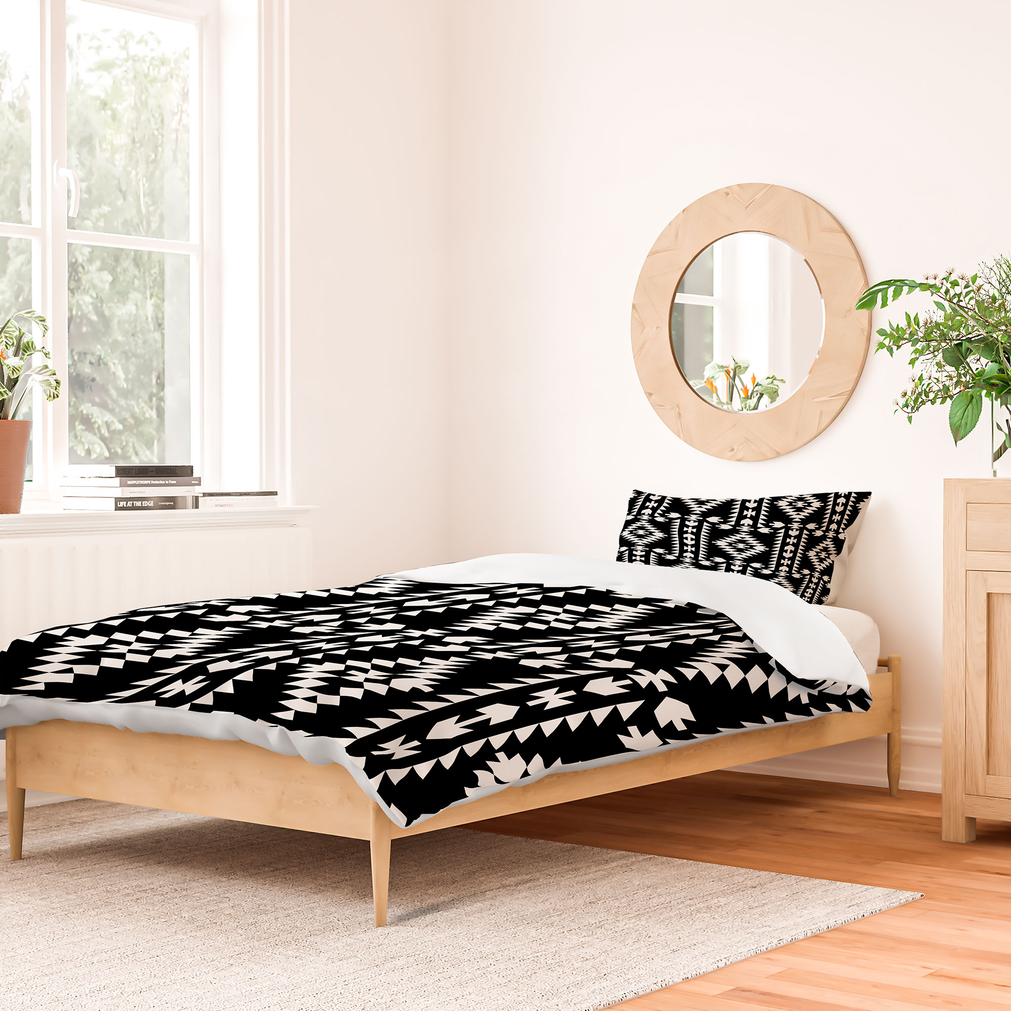 Society6 Coral Watercress Pond by Iveta Abolina Duvet Cover