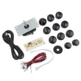 thumbnail image 2 of Controlador USB DIY para computadora, joysticks de bola ovalada con chip de control para juegos arcade, color negro, 2 of 14