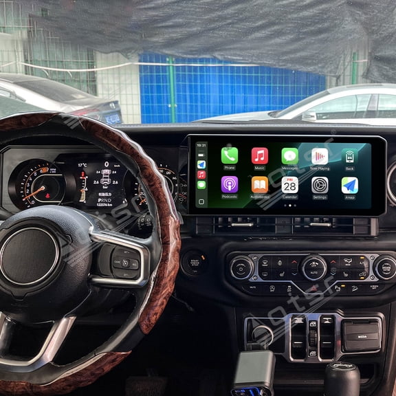 Aotsr 12.3 inch Multimedia Android Car Stereo Radio For Jeep Wrangler 2018-2022 GPS Navigation Carplay WIFI Auto Headunit