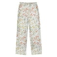 thumbnail image 2 of FORMRS Kids Pajama Pants with Pockets Size 6-8Y Boys Lounge Sleep Bottoms, Small Floral Pattern, 2 of 8