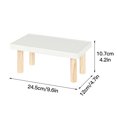 thumbnail image 3 of Assemble mini flower rack succulent flower pot rack solid wood small storage rack—Rectangular medium24.5*12*10.7cm, 3 of 6