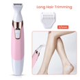 thumbnail image 4 of CHOK Rasoirs Électriques pour Femmes Tondeuse Bikini 5 en 1 Rasoir Sans Fil Ensemble Humide & Sec Femme Épilation Pubienne Indolore Visage & Corps Exfoliation des Cheveux USB Rechargeable pour les Cheveux du Nez, 4 of 11