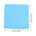 thumbnail image 2 of OULII Blue Polyester Solid Color Napkin Cloth for Hotel Use, Soft Material, Machine Washable, 40x40cm, 2 of 5