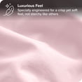 thumbnail image 4 of Bare Home Percale Weave Pillowcase Set - 300 Thread Count - 100% Organic Cotton - Standard, Dusty Pink, 4 of 4