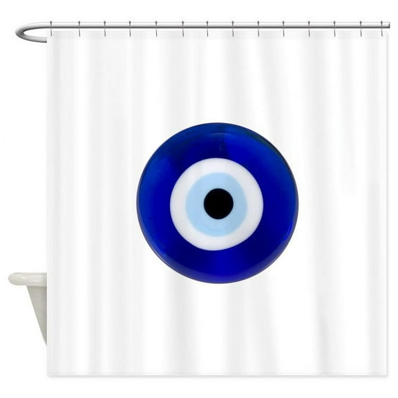 CafePress - Nazar Amulet Evil Eye Protection - Unique Fabric Shower Curtain 70" x 72"