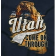 thumbnail image 2 of Utah Come On Through National Park Men's Graphic T Shirt Tees Brisco Brands S, 2 of 4