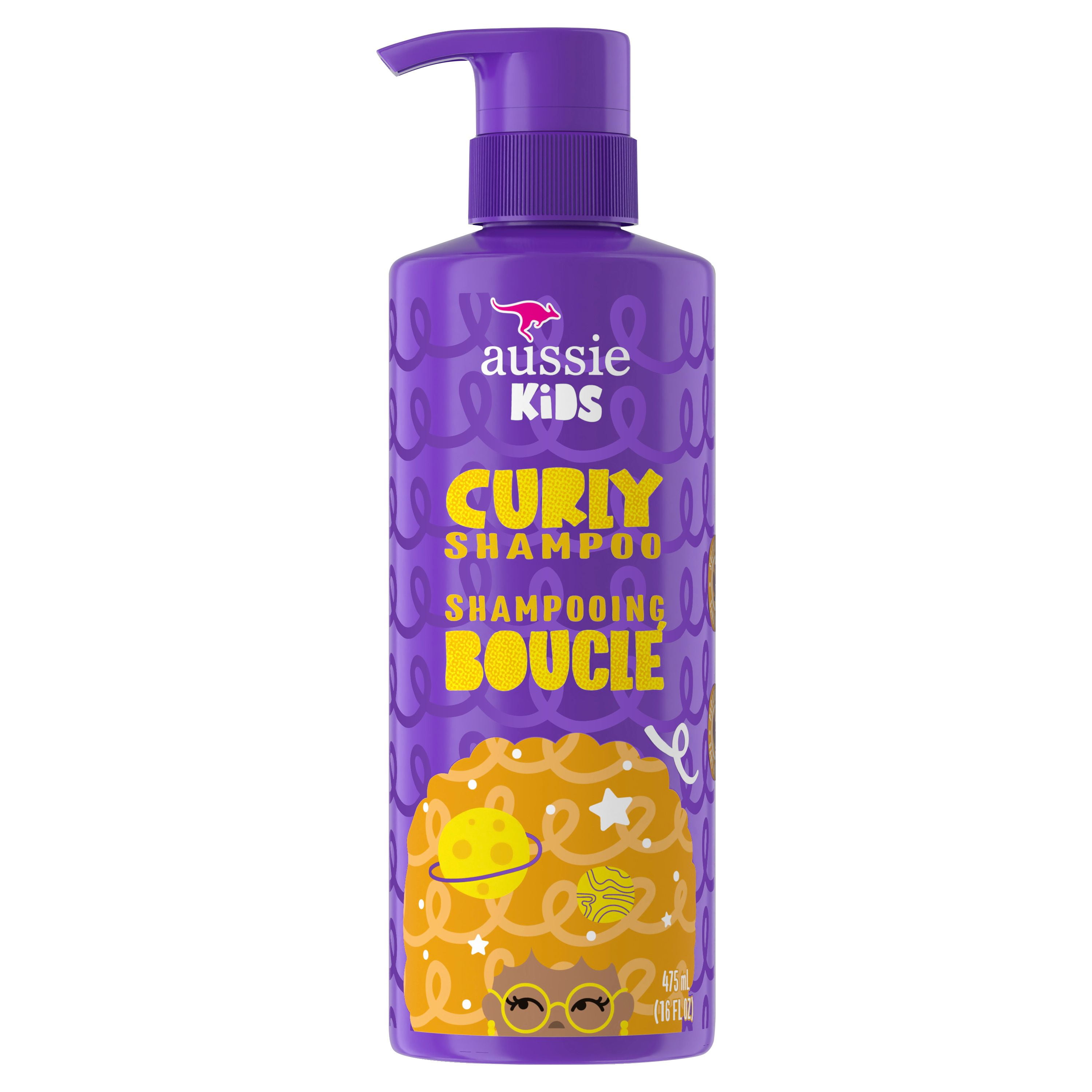 Aussie Kids Curly Sulfate Free Shampoo for Kids, 16 fl oz/475 mL