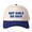 Navy, variant on HOT GIRLS DO HAIR Letter Embroidered Color Block Trucker Hat Unisex Adjustable Cotton Breathable Fashion Cap for Travel Daily Wear