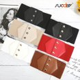 thumbnail image 5 of SUOSDEY Women's Elastic Belts for Dresses,Black Snap-Button Corset Belt Wide Stretchy Waistband, 5 of 6