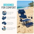 thumbnail image 4 of Ostrich The Woody Backpack 3N1 Portable Chair, Reclining Lounger w/ Cooler Bag, Navy Blue, 4 of 13
