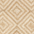 thumbnail image 4 of SAFAVIEH Natural Fiber Davina Geometric Braided Jute Area Rug, Natural/Ivory, 6' Square, 4 of 5