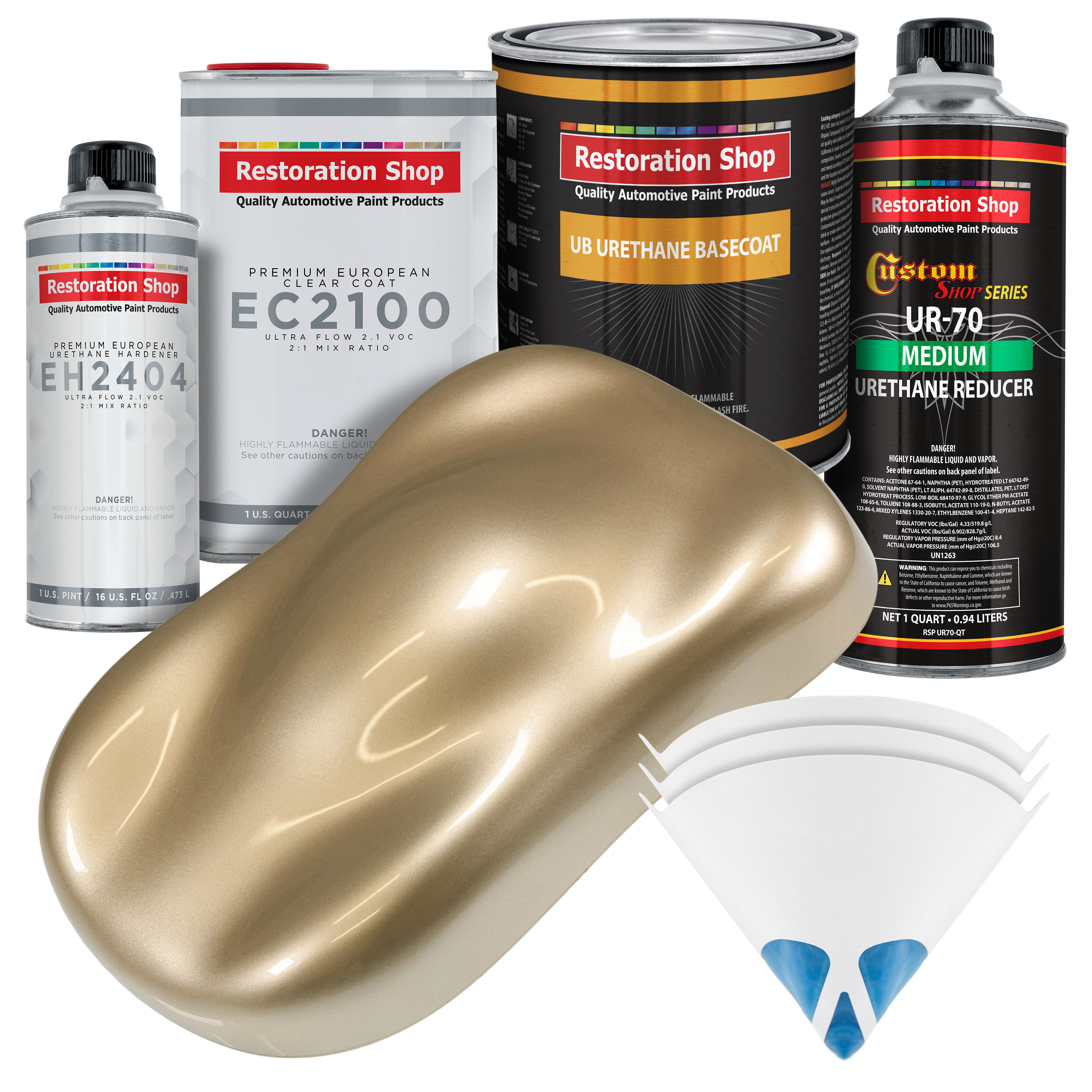 Restoration Shop Driftwood Beige Metallic Urethane Basecoat with