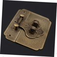 thumbnail image 5 of Retro Latch Buckle Wooden Jewelry Box Hardware Vintage Decorative Lock Catch Two Pieces, 5 of 5