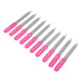 thumbnail image 5 of Unique Bargains Durable Stainless Steel Nail Files 10 Pcs Rose Red, 5 of 6