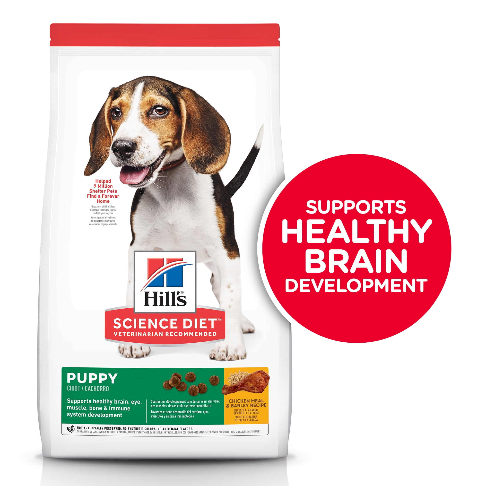 hill's science diet chicken meal barley puppy dry dog food