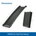 thumbnail image 4 of TRIXIE Foldable Non-Slip 62" Long Plastic Pet Ramp, Black, 200 lb Limit, 4 of 7