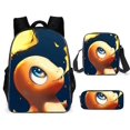 thumbnail image 1 of 3 Piece Set, Backpack, Pencil Case, Shoulder Bag, For Kids Pokemon Character, 1 of 2