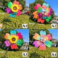 thumbnail image 2 of 1Pc Sunflower/Butterfly Windmill Pinwheel Colorful Sequins Windmill Carry Camping Picnic Home Garden Decoration, 2 of 10